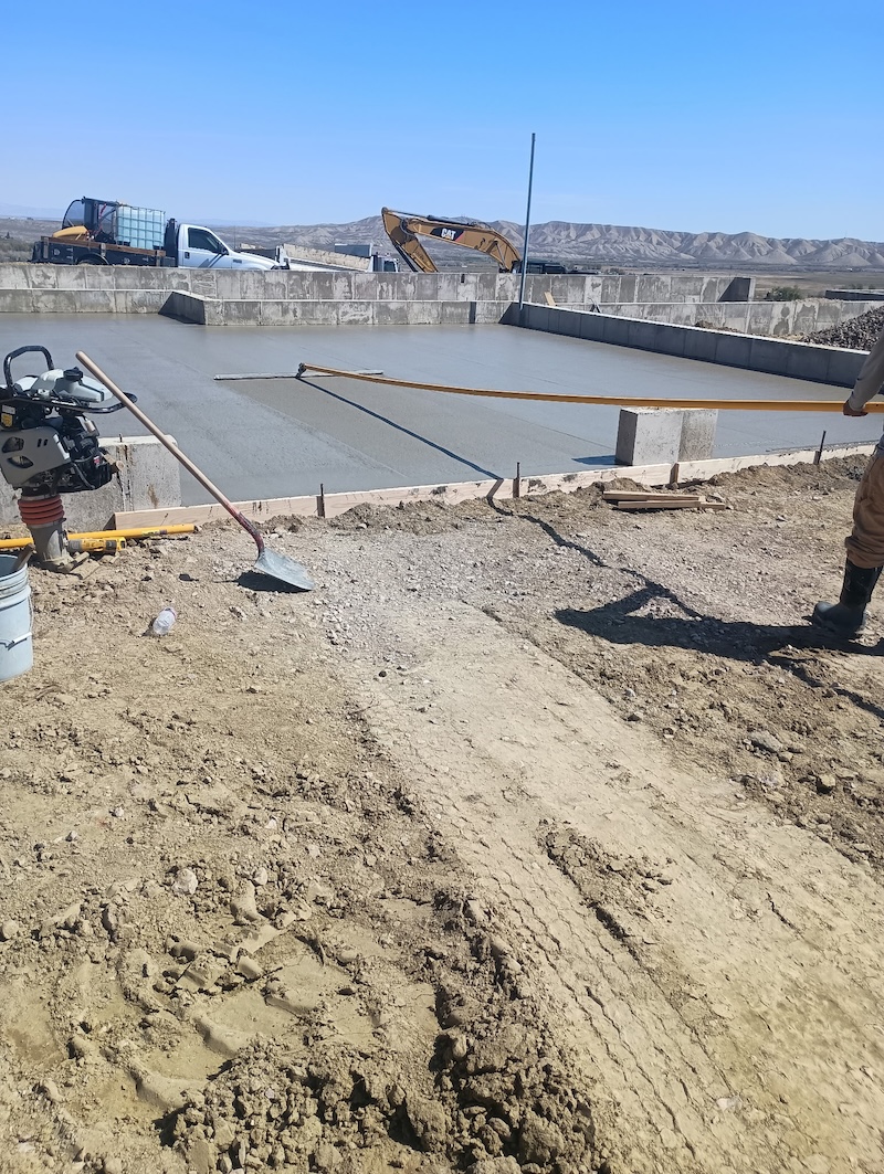 Concrete flatwork in Riverton, Wyoming